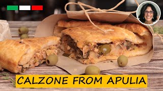 Young Onions CALZONE from Apulia  Calzone di sponsali Pugliese [upl. by Entwistle621]