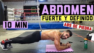 Abdominales En Casa 10 MIN Reto de Plancha Para Marcar tu Abdomen [upl. by Hilleary998]