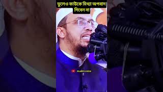 ভুলেও কাউকে মিথ্যা অপবাদ দিবেন না।শায়েখ আহমাদুল্লাহ। muslim voice [upl. by Lyda]