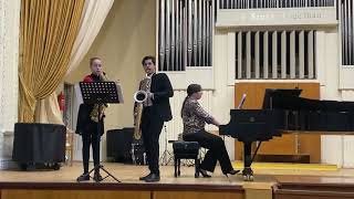 Pedro Itturalde – Pequena Czarda for 2 saxophone amp piano [upl. by Emanuel]