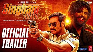 SINGHAM AGAIN  OFFICIAL TRAILER  AjayRanveerAkshayArjunKareenaDeepika Rohit Shetty  Concept [upl. by Asirac755]