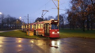 HTM tramlijn 1 Scheveningen Noord  Delft Tanthof vv  regen  BN GTL8 3115  2021 [upl. by Gainer]