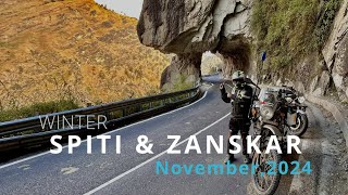 SPITI VALLEY amp ZANSKAR WINTER RIDE 2024  AHMEDABAD TO FATEHPUR  EP1 [upl. by Oilicec628]