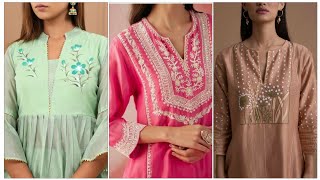 new eid neck design 2023gala designneck design for suitneck design for kameezkurti neck design [upl. by Garvy]