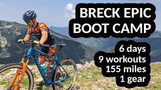 Preparing to race Breck Epic on the SINGLESPEED Breck Epic boot camp [upl. by Avirt]