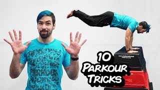 10 Parkour Tricks for Beginners Learn Parkour and Freerunning [upl. by Suolkcin209]