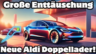 🤩Wird jetzt alles besser Neue 50 KW Doppellader beim Aldi im Test  Tesla Model Y Standard Range [upl. by Leugar]