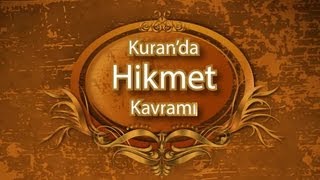 Kuranda Hikmet Kavramı [upl. by Arlene]