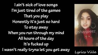 So Sick Challenge shaygeeez Lyrics [upl. by Herrah355]