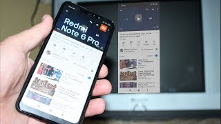 طريقة حصرية لعرض شاشة هاتف xiaomi redmi Note 6 Pro على شاشة التلفاز [upl. by Riamu]