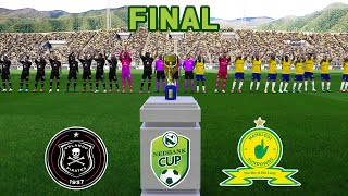 🔴MAMELODI SUNDOWNS vs ORLANDO PIRATES FINAL NEDBANK CUP 2324 FOOTBALL GAMEPLAY PREDICTION [upl. by Nolat899]