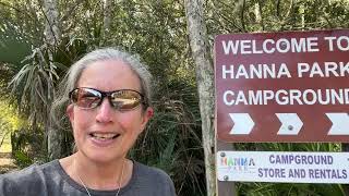 Campground Tour Hanna Park Jacksonville Florida [upl. by Adelheid]