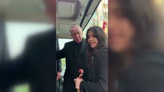 Cumhurbaşkanı Erdoğan Keman Çalan Öğrenci İle Çanakkale Türküsünü Söyledi [upl. by Assiled349]