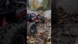 Axial Capra 22 🤣 goes over this stone without any problem🔥❤️💪👑🤩 traxxas rc fms trx4 [upl. by Anaihsat471]