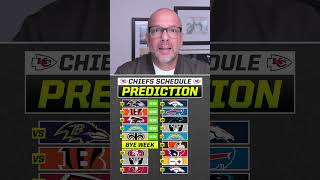 Predicting every game on the Chiefs schedule 👀 nfl shorts chiefs [upl. by Amsa394]