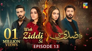 Woh Ziddi Si  Episode 13  20th October 2024  Aina Asif amp Ali Abbas   HUM TV [upl. by Hgielyk]