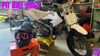 125cc Pit Bike Build [upl. by Neelon310]