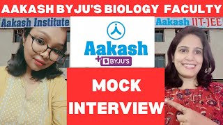 Aakash Byjus Faculty Jobs Hirings 2023  Biology Faculty  Latest Jobs 2023  Faculty Jobs  Aakash [upl. by Rofotsirk913]