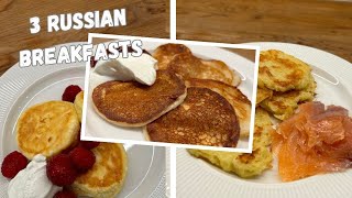 3 Russian BREAKFASTS You Cant Miss [upl. by Akilegna]