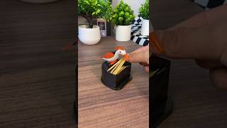 Automatic Bird Toothpick Dispenser  Fun amp Portable PushType Toothpick Holder [upl. by Wedurn]