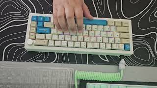 GMK67  Gateron Milky Yellow Pro Switches Sound Test [upl. by Aicnarf]