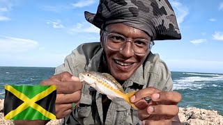 Epic Catch And Cook HELLSHIRE BEACH JAMAICA 🇯🇲 [upl. by Ardna182]