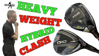 TAYLORMADE QI 10 RESCUE VERSUS PING G430 HYBRID HEAVY WEIGHT HYBRID CLASH [upl. by Stewardson]