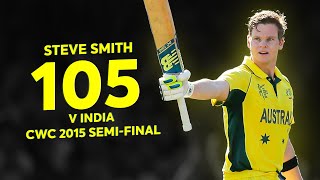 Steve Smiths superb semifinal hundred against India  CWC 2015 [upl. by Bartie]