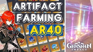 Should You Artifact Farm At AR40  Genshin Impact [upl. by Thormora573]