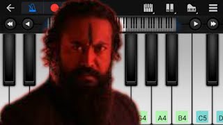 KGF  Garuda Theme  Villain BGM  Easy Mobile Piano Tutorial  Perfect Piano  Piano Entertainment [upl. by Aivekahs]