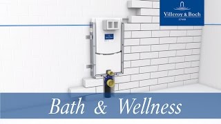 How to install  ViConnect concealed cistern  Villeroy amp Boch [upl. by Broucek924]