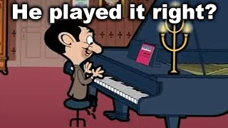 They Animated the Piano Correctly Mr Bean [upl. by Haisoj]