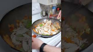 How to make Rotisserie Chicken Stir Fry [upl. by Einiffit]