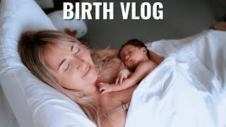 BIRTH VLOG  Raw Labour amp Delivery Of Our Second Baby [upl. by Eiralih]