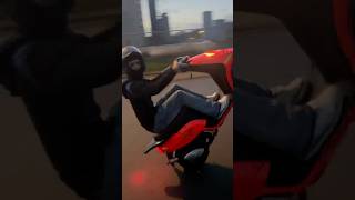 wheelie bike moped scooter 50cc bikelife brazil [upl. by Freiman1]