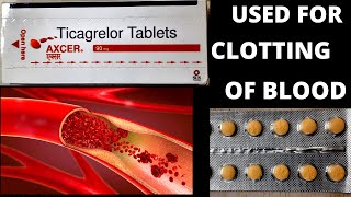 axcer 90 mg tablet use in Hindi how to use ticagrelor tablet axcer side effects use in heart disease [upl. by Webber]