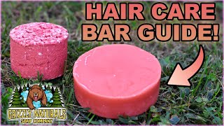 Shampoo amp Conditioner Bar Review  Grizzly Naturals  Candy Apple [upl. by Elyse]