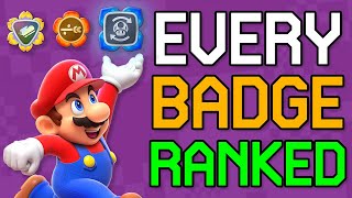 Ranking All 24 Badges In Super Mario Bros Wonder [upl. by Nnailuj]