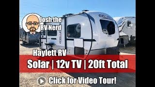 UPDATED 2019 Rockwood 19FBS Geo Pro AZDEL Ultralite with Roof Solar and Windshield Travel Trailer [upl. by Nosemaj14]