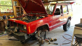 Jeep XJ Overland Build Part 1 With Our 6 Month Transformation [upl. by Oigres]