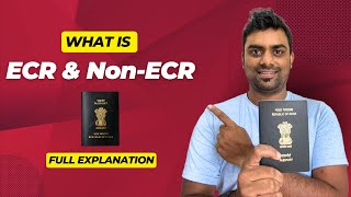 ECR Passport vs NonECR Passport  What Is the Difference Between ECR and NonECR Passport in 2024 [upl. by Nsaj39]