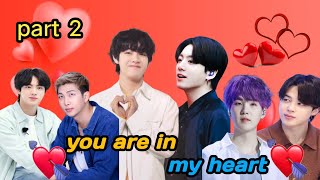 you are in my heart ❤️ taekookyoonminnamjin love story  part 2 hindi dubbed btsrainbowbtsot7 [upl. by Olmstead]