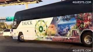 TAUCK USA TOUR BUS  VIA TRAILWAYS [upl. by Yruama528]