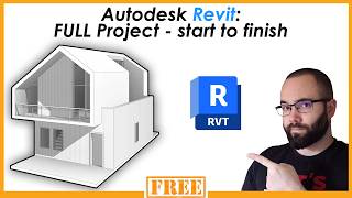 Autodesk Revit  Full Beginner Course  Complete Project  Start to finish [upl. by Lorraine]