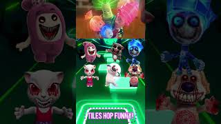 Oddbods Exe Talking Tom Exe Fixies Exe Talking Angela Exe  Coffin Dance  Tiles Hop EDM Rush [upl. by Eniruam]