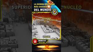 ¿Y si la BOMBA NUCLEAR más potente del mundo CAE en MADRID [upl. by Eitsim]