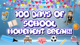 Would You Rather Fitness 100th Day of School  Brain Break  Movement for Kids  This or That [upl. by Hauger]