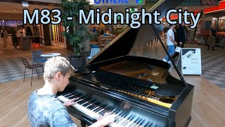 Midnight City  M83  Piano Cover  Piano in Public [upl. by Rutter11]