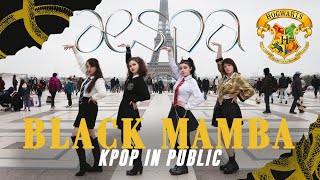 KPOP IN PUBLIC PARIS aespa 에스파 Black Mamba Dance Cover [upl. by Euqinahs]