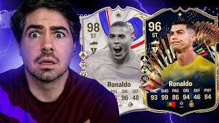 ZEREI O FC 24 RONALDO 98 E CR7 TOTS JUNTOS FUT DRAFT [upl. by Cirilo]